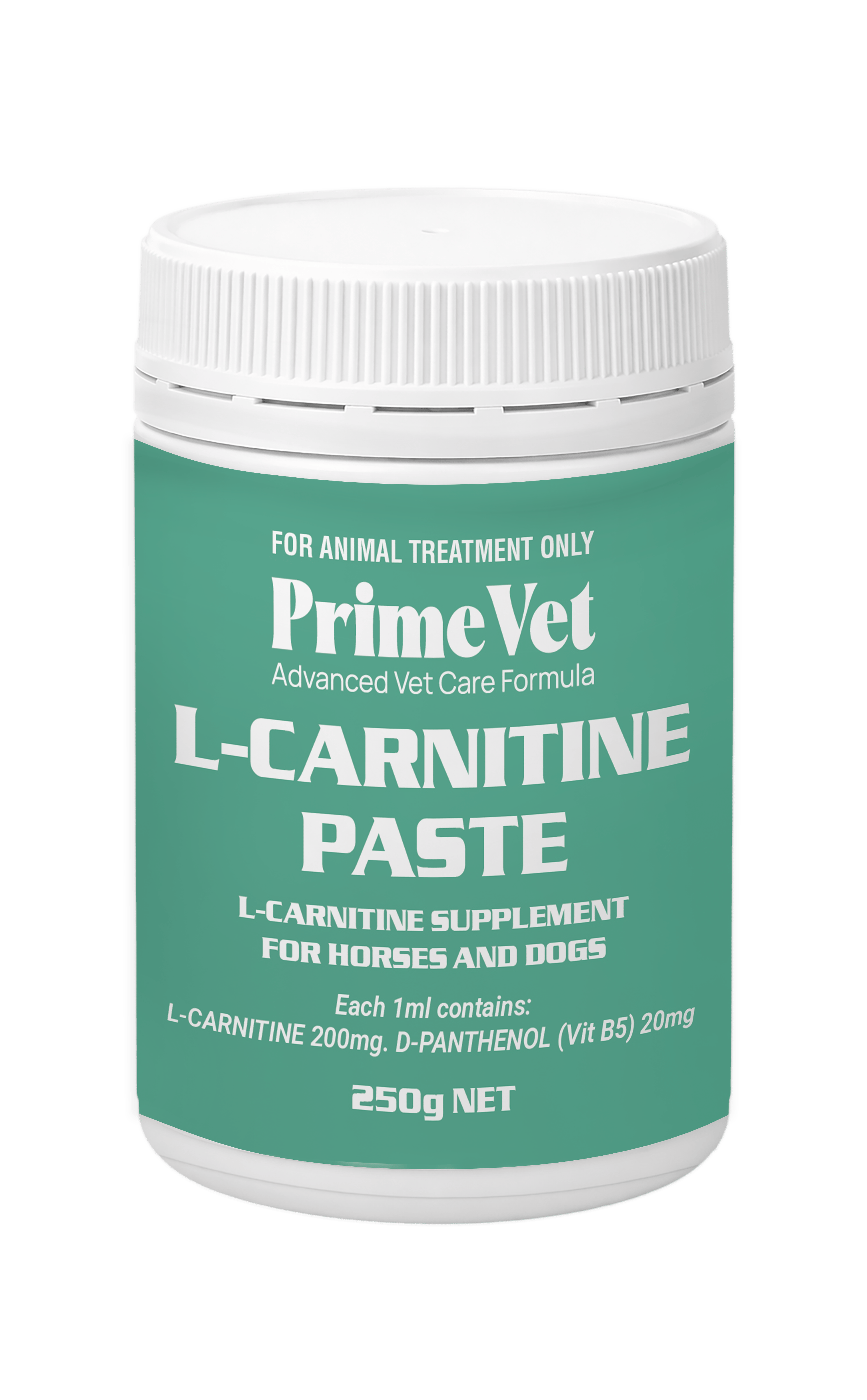 PrimeVet™ L-Carnitine Paste for Horses and Dogs 250g